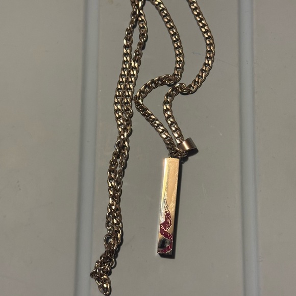Jujutsu Kaisen Toji and Megumi bar necklace - Picture 2 of 3